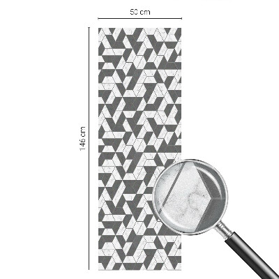 Vinilo para cristales opaco decorativo ilusiones geométricas