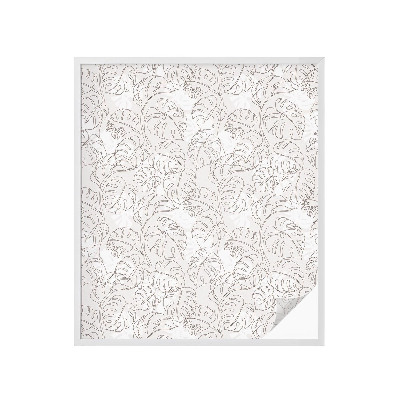 Vinilo ventana privacidad Adorno vegetal