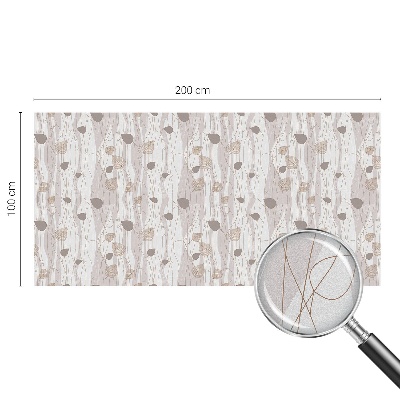 Vinilo para cristales efecto vitral Hojas elegantes