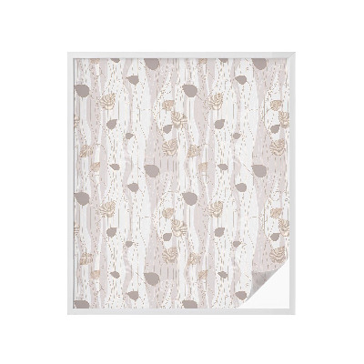 Vinilo para cristales efecto vitral Hojas elegantes