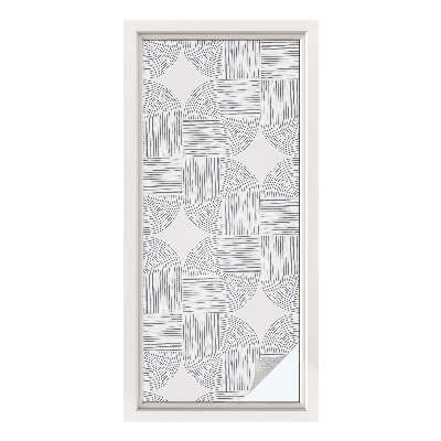 Vinilo para cristales efecto vitral Simetría pacífica