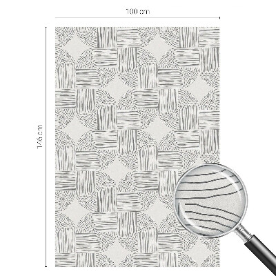 Vinilo para cristales efecto vitral Simetría pacífica