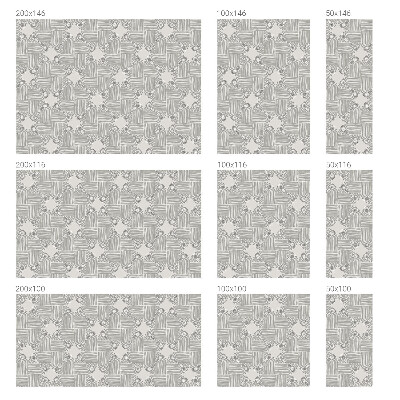 Vinilo para cristales efecto vitral Simetría pacífica