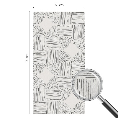 Vinilo para cristales efecto vitral Simetría pacífica