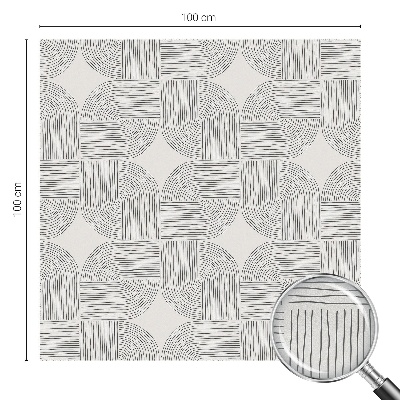 Vinilo para cristales efecto vitral Simetría pacífica