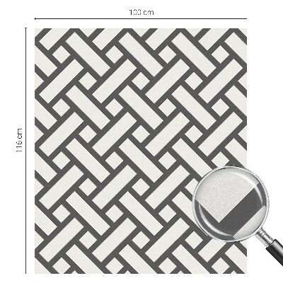 Vinilo para ventanas motivo vitral Rectángulos entrelazados