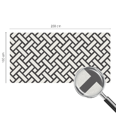 Vinilo para ventanas motivo vitral Rectángulos entrelazados