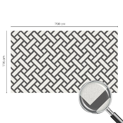 Vinilo para ventanas motivo vitral Rectángulos entrelazados