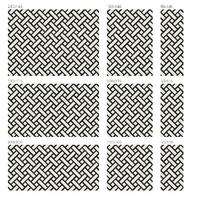 Vinilo para ventanas motivo vitral Rectángulos entrelazados