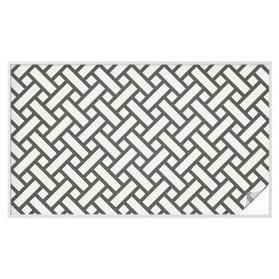 Vinilo para ventanas motivo vitral Rectángulos entrelazados