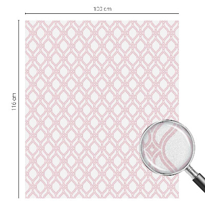 Vinilo ventana privacidad Líneas rosas