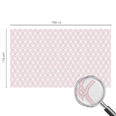 Vinilo ventana privacidad Líneas rosas