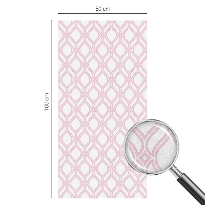 Vinilo ventana privacidad Líneas rosas