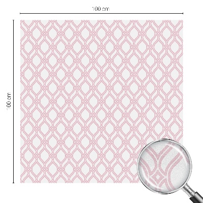 Vinilo ventana privacidad Líneas rosas