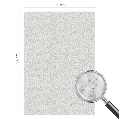 Vinilo para ventanas motivo vitral Abstracción geométrica