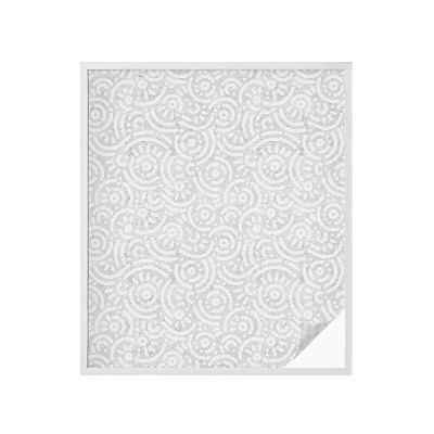 Vinilo para ventanas motivo vitral Abstracción geométrica