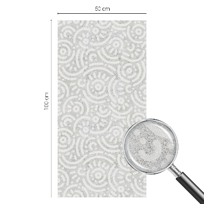 Vinilo para ventanas motivo vitral Abstracción geométrica