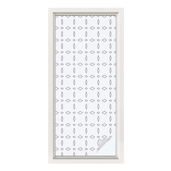 Vinilo ventana privacidad Formas de rombo