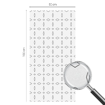 Vinilo ventana privacidad Formas de rombo