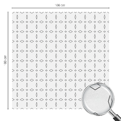 Vinilo ventana privacidad Formas de rombo