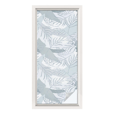 Vinilo para cristales opaco decorativo Hojas sutiles