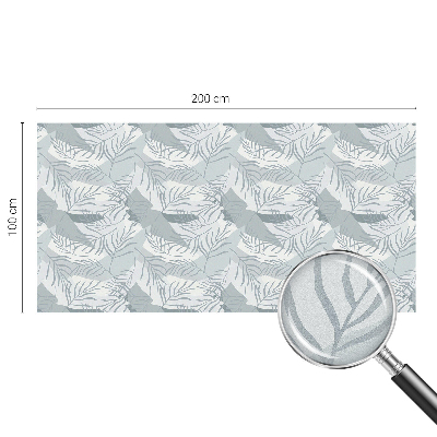 Vinilo para cristales opaco decorativo Hojas sutiles