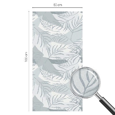 Vinilo para cristales opaco decorativo Hojas sutiles