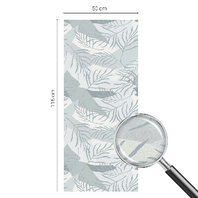 Vinilo para cristales opaco decorativo Hojas sutiles