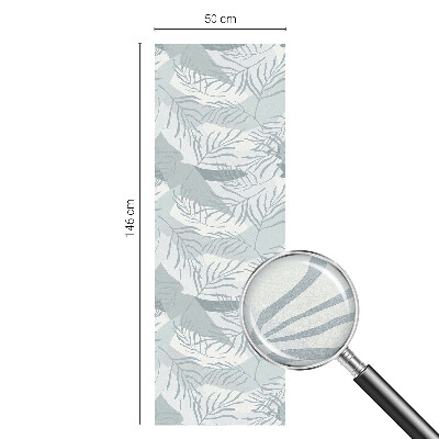 Vinilo para cristales opaco decorativo Hojas sutiles