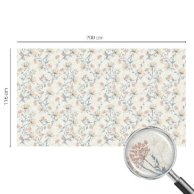 Vinilo para cristales efecto vitral Flores de armonía