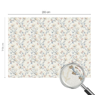 Vinilo para cristales efecto vitral Flores de armonía