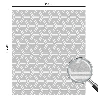 Vinilo para cristales efecto vitral Líneas minimalistas
