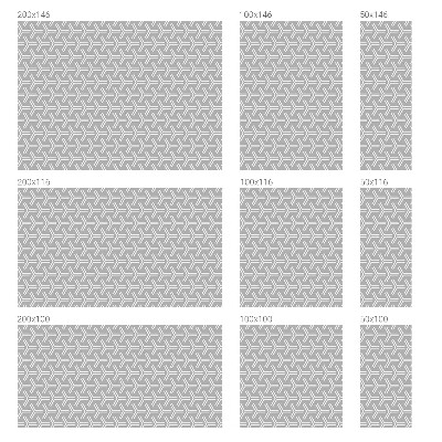 Vinilo para cristales efecto vitral Líneas minimalistas