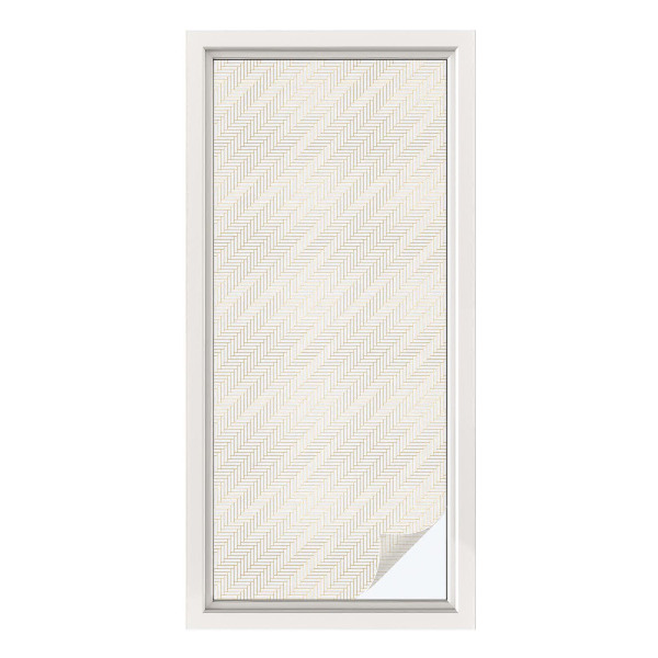 Vinilo para cristales opaco decorativo Elegancia en espiga