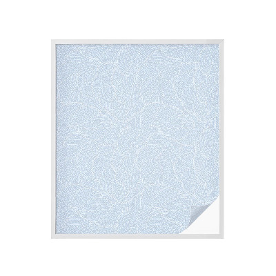 Vinilo para cristales efecto vitral fieltro pintado