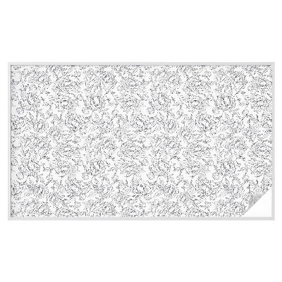 Vinilo para ventanas motivo vitral Motivo floral