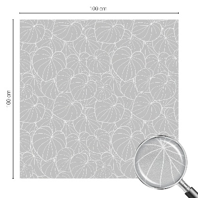 Vinilo decorativo adhesivo para cristales Elegancia frondosa