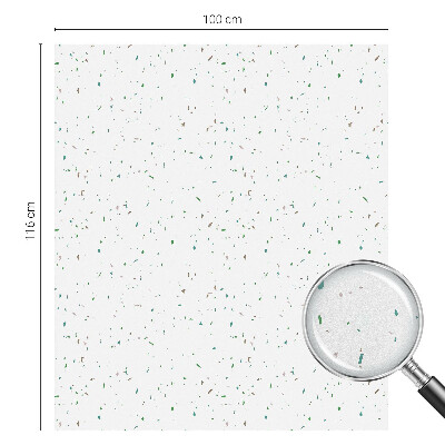 Vinilo para ventanas motivo vitral Elementos dispersos