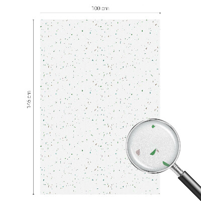 Vinilo para ventanas motivo vitral Elementos dispersos