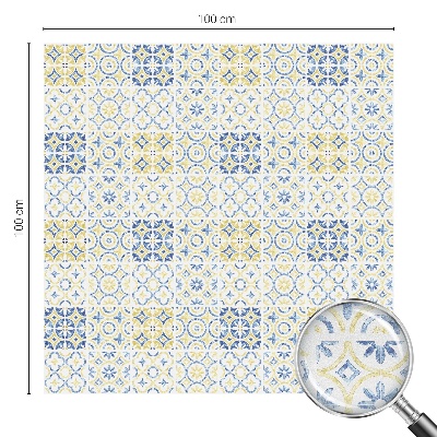 Vinilo para cristales opaco decorativo Azulejos clásicos
