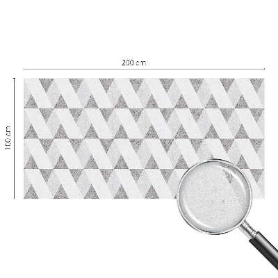 Vinilo para cristales efecto vitral Triángulos grises