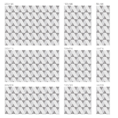 Vinilo para cristales efecto vitral Triángulos grises