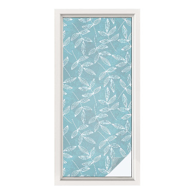 Vinilo decorativo adhesivo para cristales Elegancia frondosa