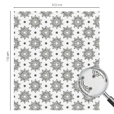 Vinilo para cristales opaco decorativo Rosetas clásicas