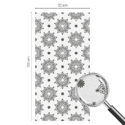 Vinilo para cristales opaco decorativo Rosetas clásicas