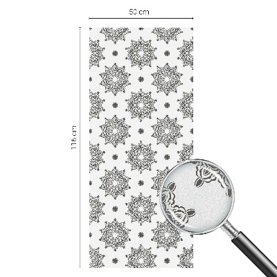 Vinilo para cristales opaco decorativo Rosetas clásicas