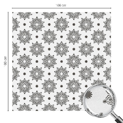 Vinilo para cristales opaco decorativo Rosetas clásicas