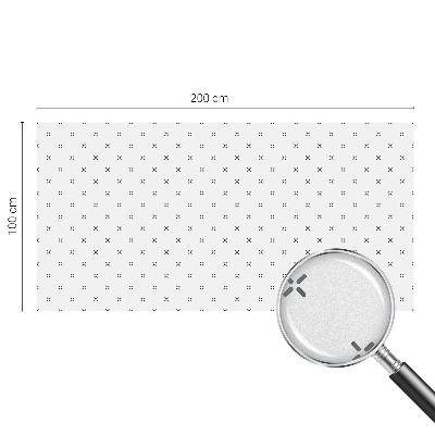 Vinilo para ventanas motivo vitral Cruces geométricas