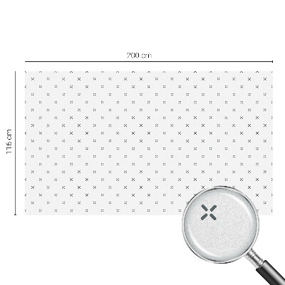 Vinilo para ventanas motivo vitral Cruces geométricas