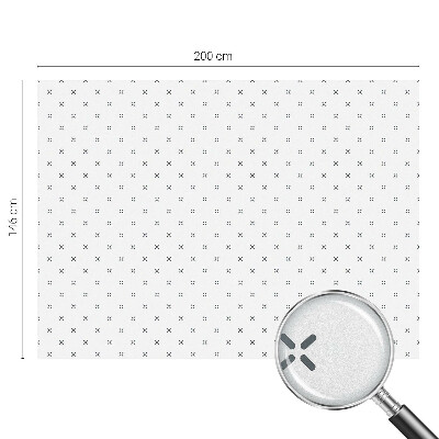 Vinilo para ventanas motivo vitral Cruces geométricas